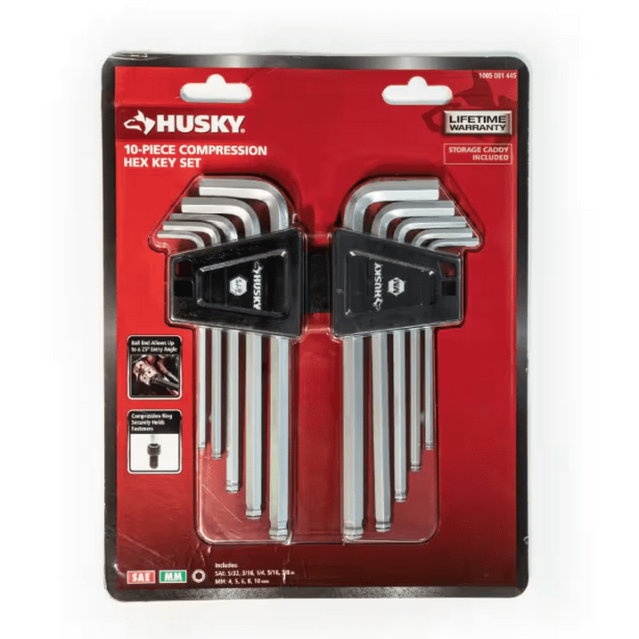 Compression Hex Key Set (10-Piece)