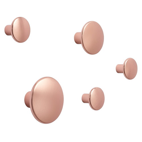 HAY Dots Ceramic Coat Hook, 5"\COLOR: Rose