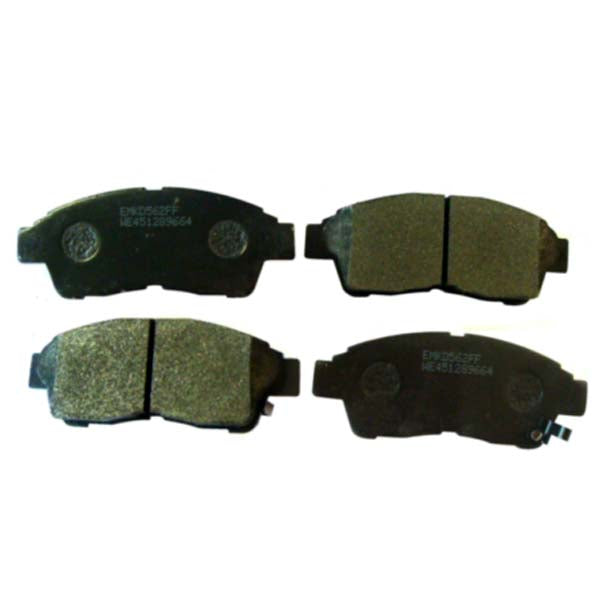 Economy Black Semi-Metallic Brake Pads - Front (4-Pad Set)