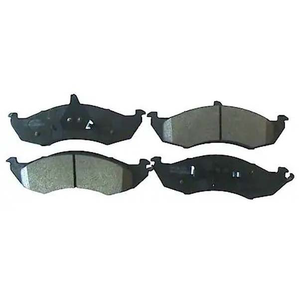 Economy Black Semi-Metallic Brake Pads - Front (4-Pad Set)