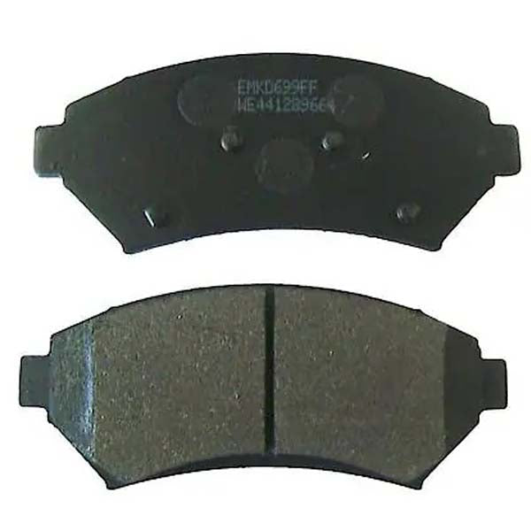 Economy Black Semi-Metallic Brake Pads - Front (4-Pad Set)