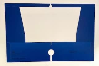 Five Star Active 2 Pocket 3 Prongs Blue Folder