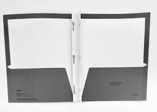 Five Star Active 2 Pocket 3 Prongs Gray Folder