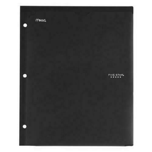 Five Star Poly Customizable Portfolio Black