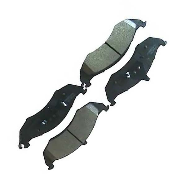Economy Black Semi-Metallic Brake Pads - Front (4-Pad Set)