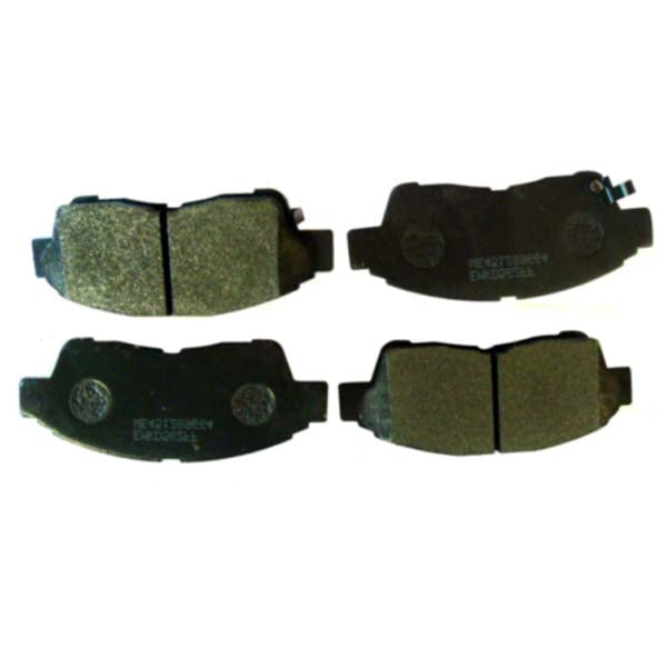 Economy Black Semi-Metallic Brake Pads - Front (4-Pad Set)