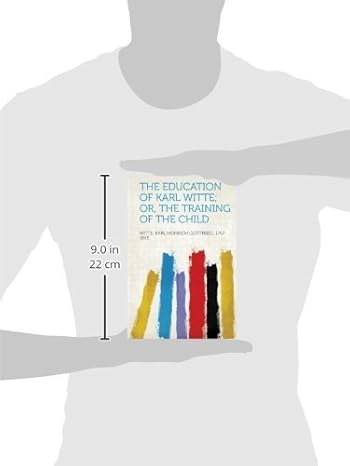 The Education of Karl Witte; Or, the Training of the Child