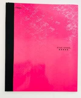 Five Star Active 2 Pocket 3 Prongs Pink Folder