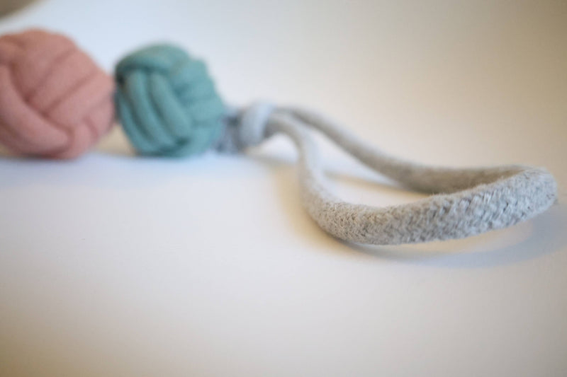 NEW DESIGN: ICE CREAM ROPE BALL TOY FOR DOGS, TUG-WAR TOY