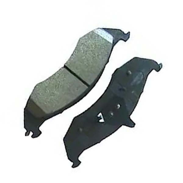 Economy Black Semi-Metallic Brake Pads - Front (4-Pad Set)