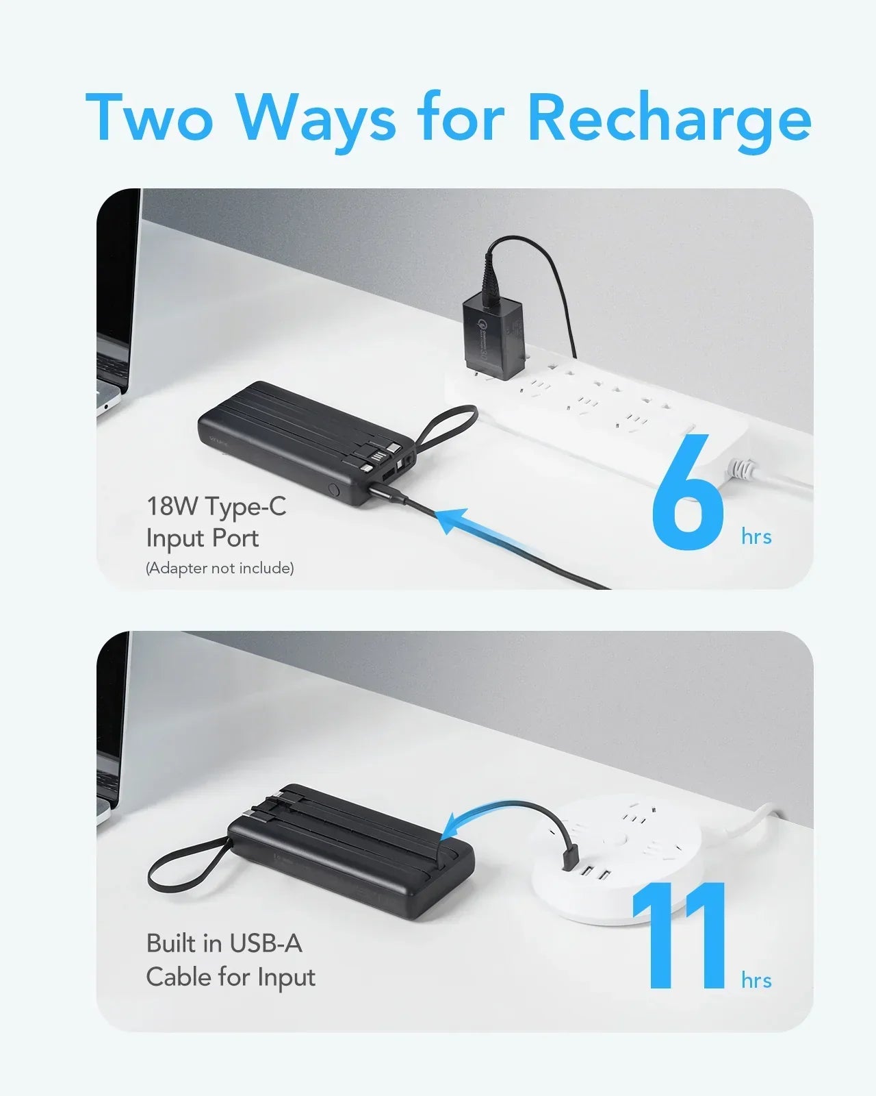 VRURC Power Bank T2047Q 20000mAh Power Bank