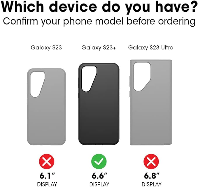 OtterBox Alpha Flex Antimicrobial Blue Light Screen Protector for Galaxy S23+, Flawless Touch Response, Fingerprint Resistant, Precision Fit, Vibrant