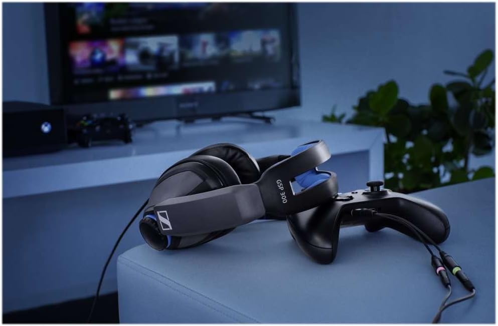 EPOS Audio GSP 300 Closed Acoustic Gaming Headset (Blue)