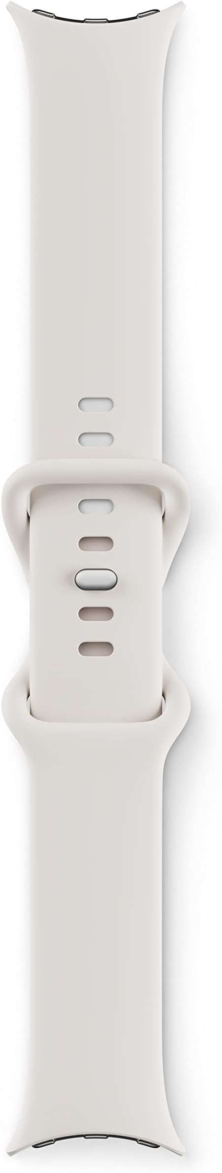 Pixel Watch Silver Stainless Steel Smartwatch 41mm with Chalk Active Band Wifi/BT - Silver/Chalk