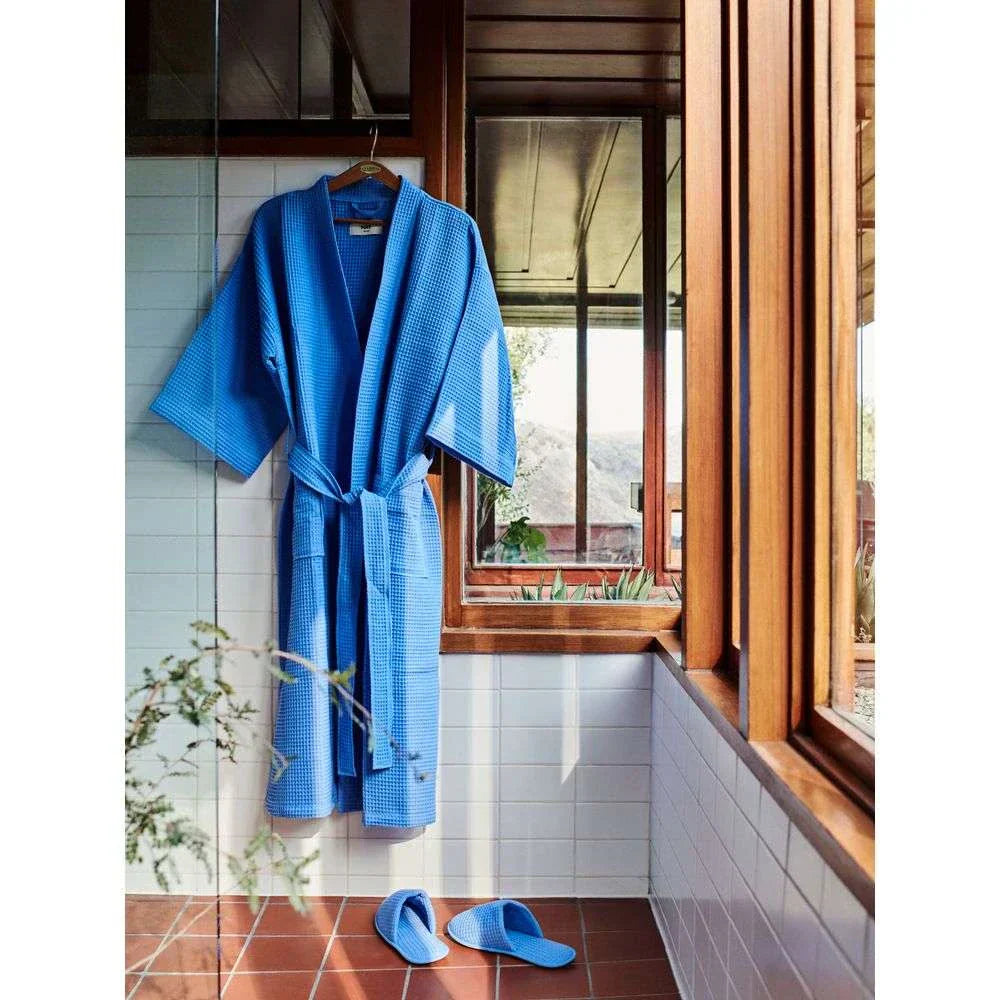 HAY Waffle Bathrobe - Sky Blue100162189