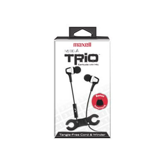Maxell Mega Trio Earbuds with Mic | CVS