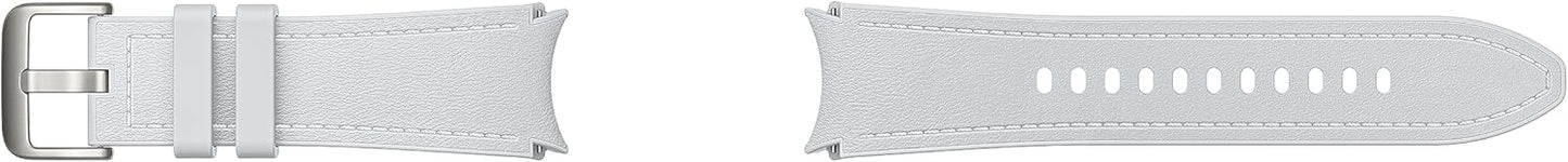 Samsung Galaxy Watch Hybrid Eco-Leather T-Buckle Band, S/M in Silver