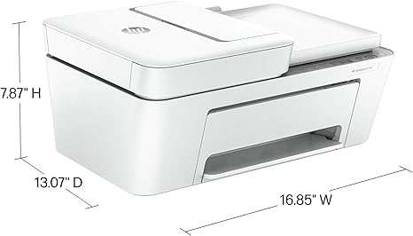 HP DeskJet 4255e Wireless All-in-One Color Inkjet Printer, Scanner, Copier, Best for Home, 3 Months of Ink Included (588S6A)