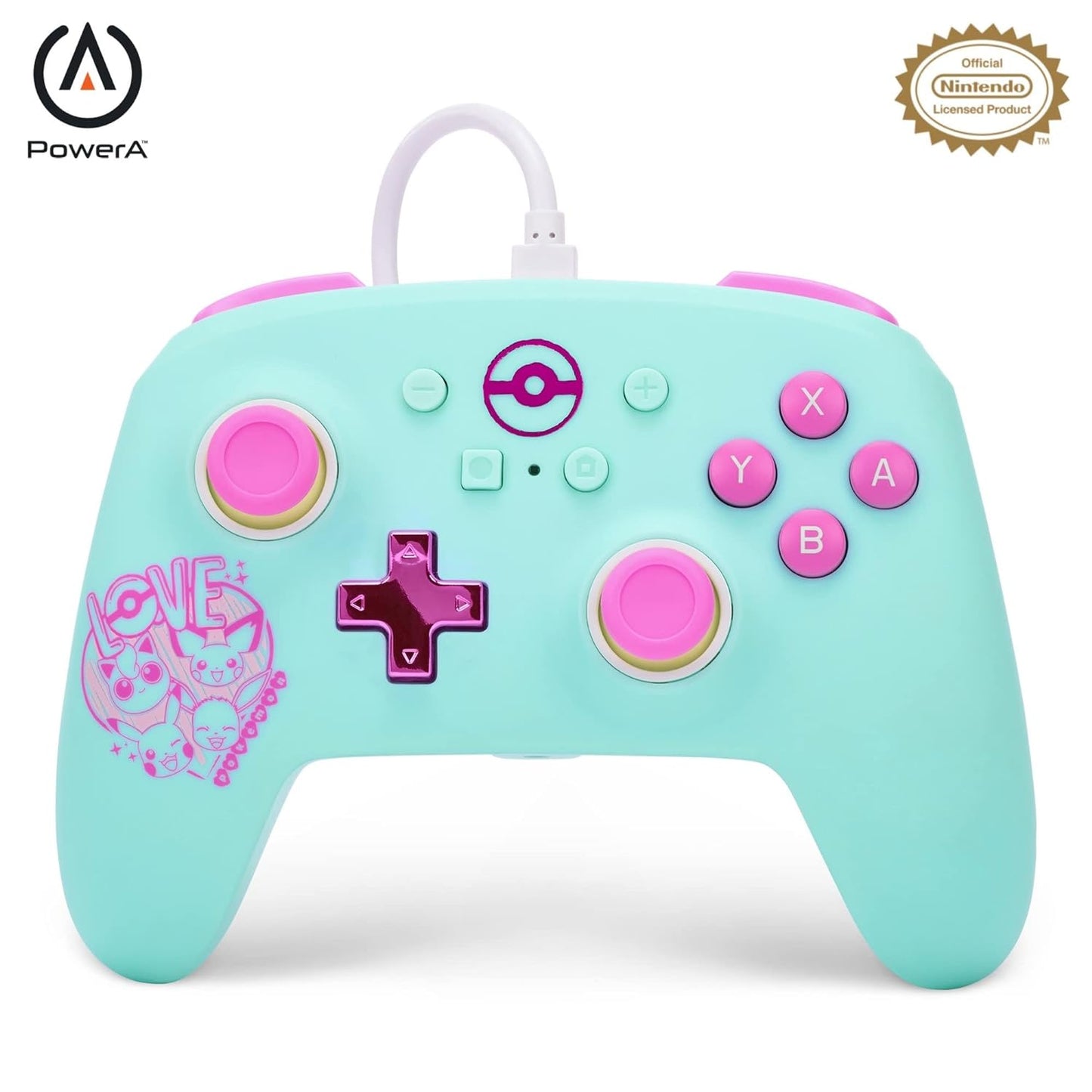 PowerA Enhanced Wired Controller for Nintendo Switch - Pokémon: Sweet Friends