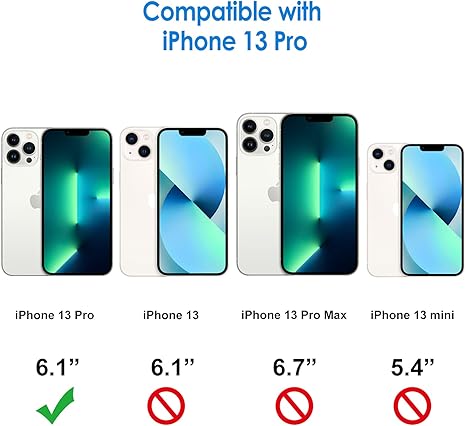 JeTech Protectivde case for Iphone 13 Pro