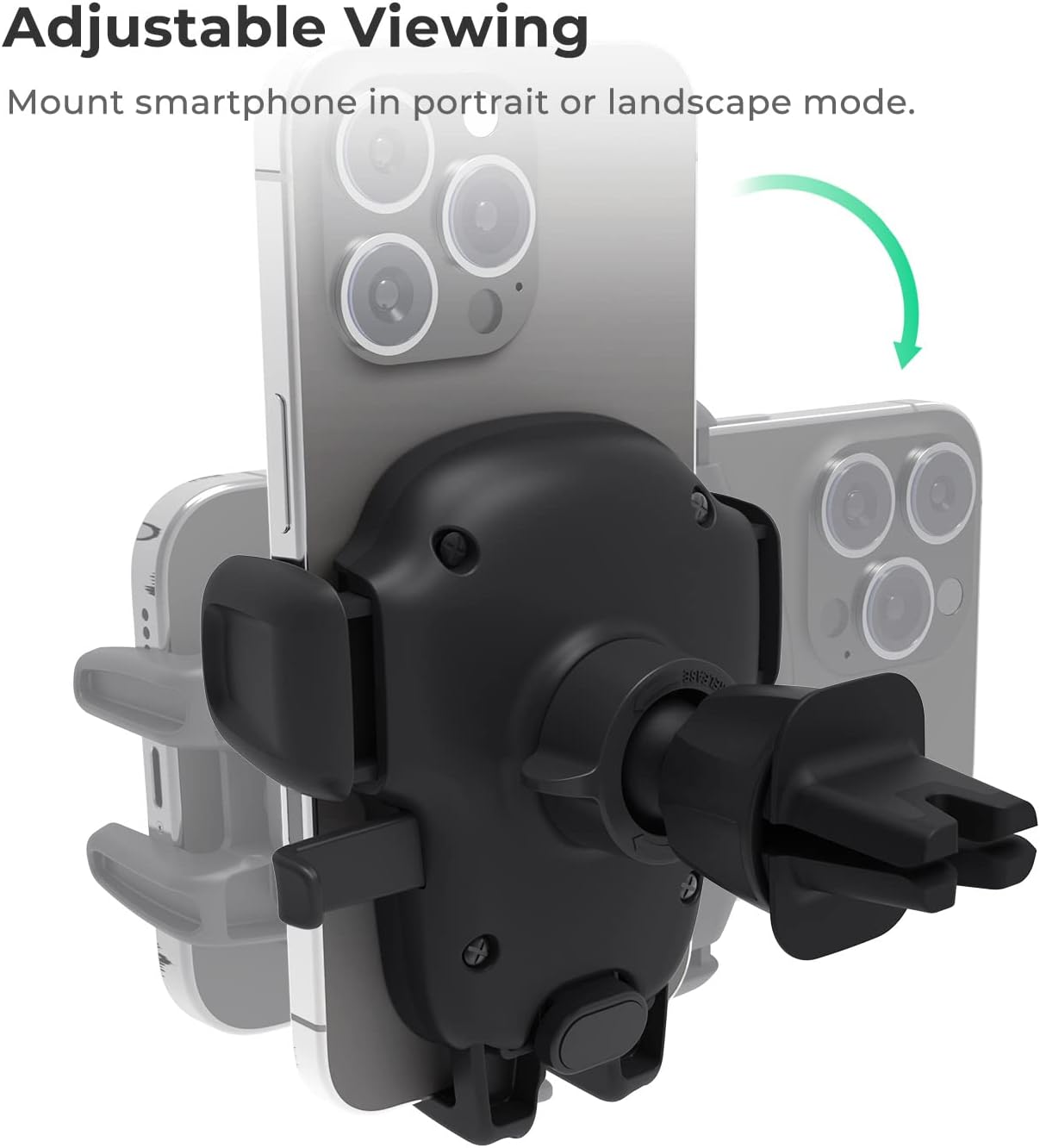 IOttie Easy One Touch 5 Air Vent & Flush Mount - Black