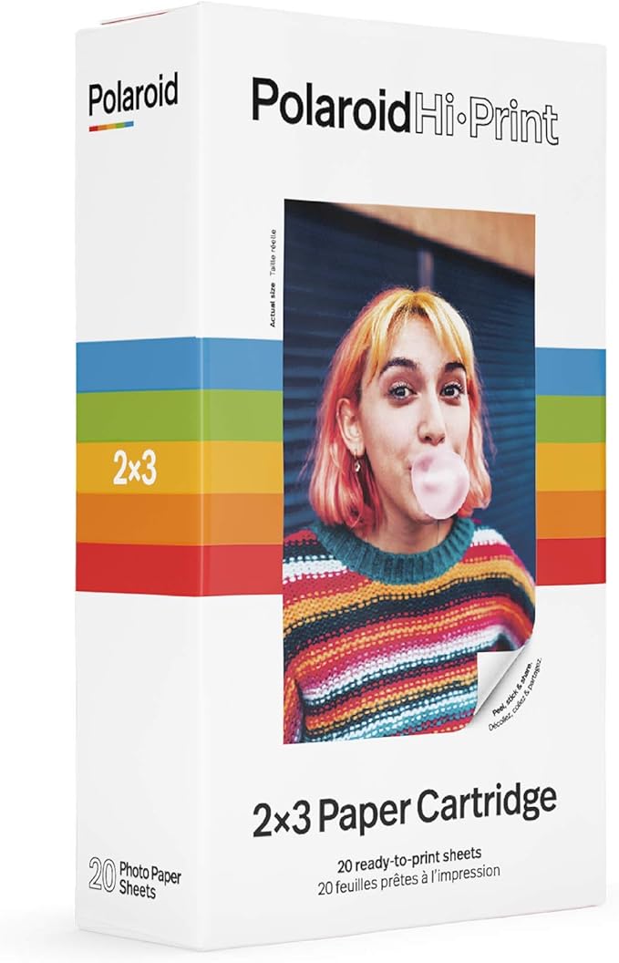 Polaroid Originals Polaroid Hi-Print Paprt Triple Pack of 2x3 Paper Cartridge (60 Sheets)