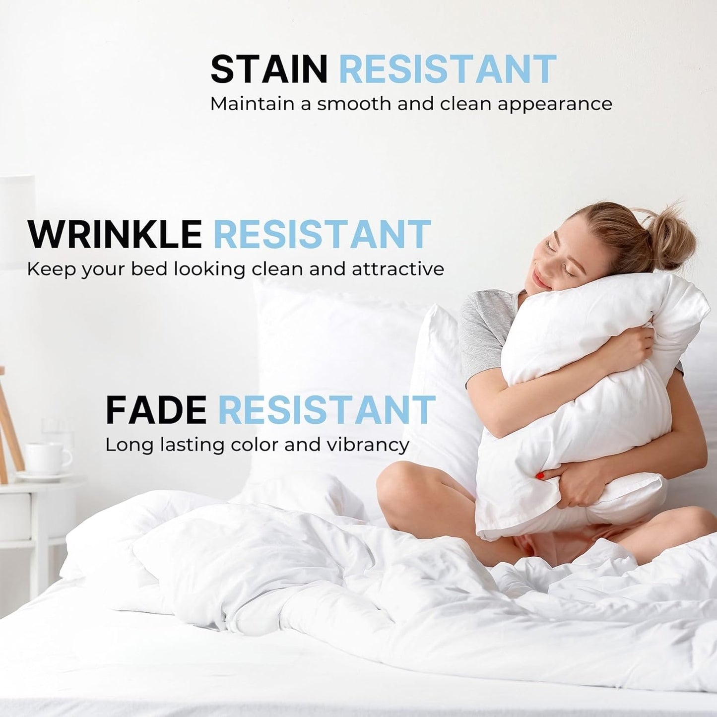 HAY DWR Linen Standard Shams, Set of 2, White