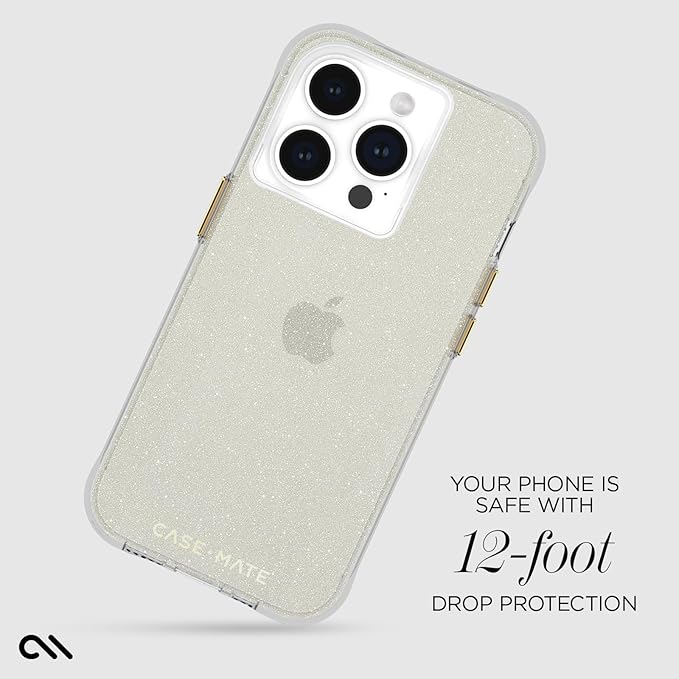 Case-Mate iPhone 15 Pro Sheer Crystal Case - Clear,