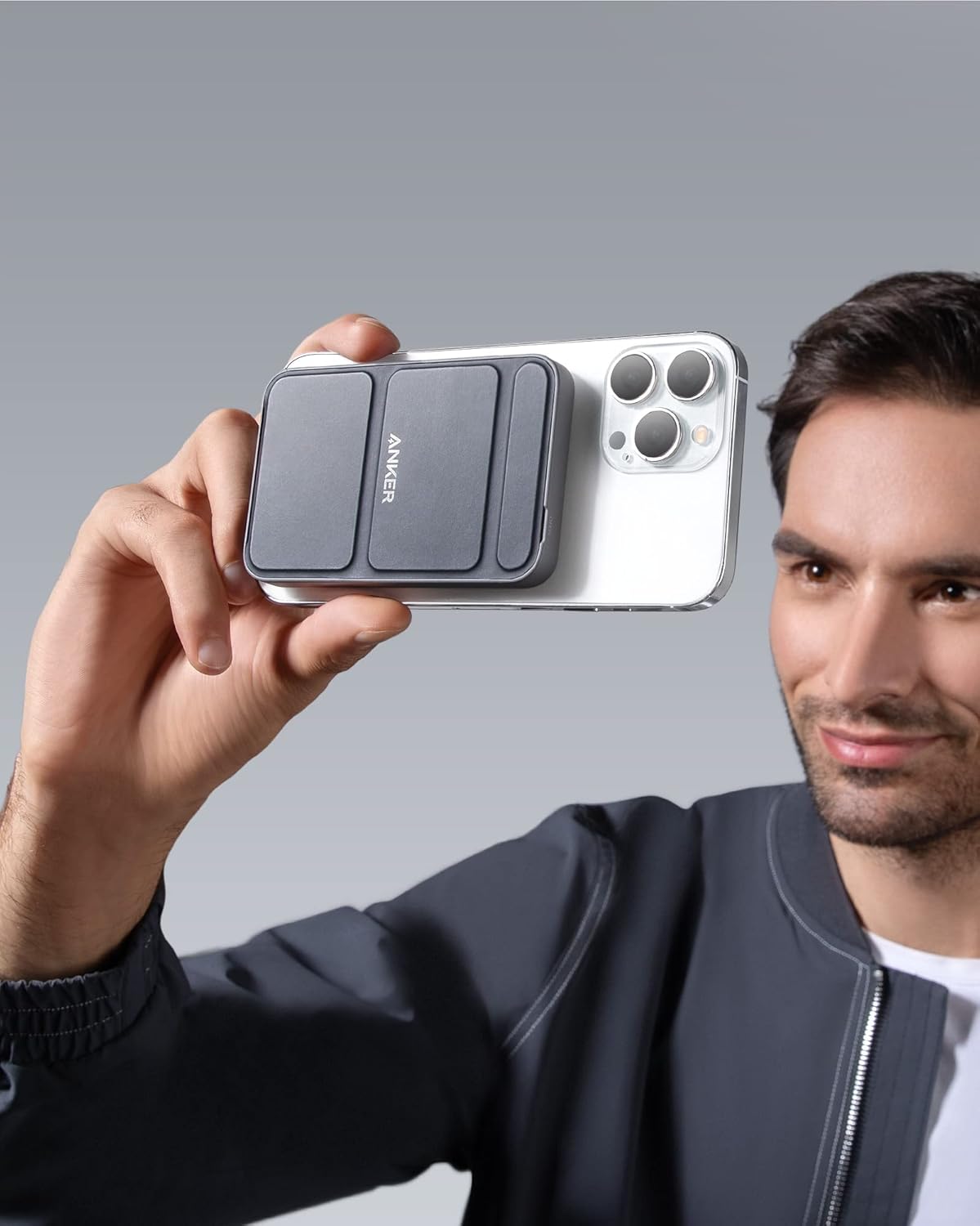 Anker 5000mAh Magnetic 5K Battery MagGo with Stand - Black