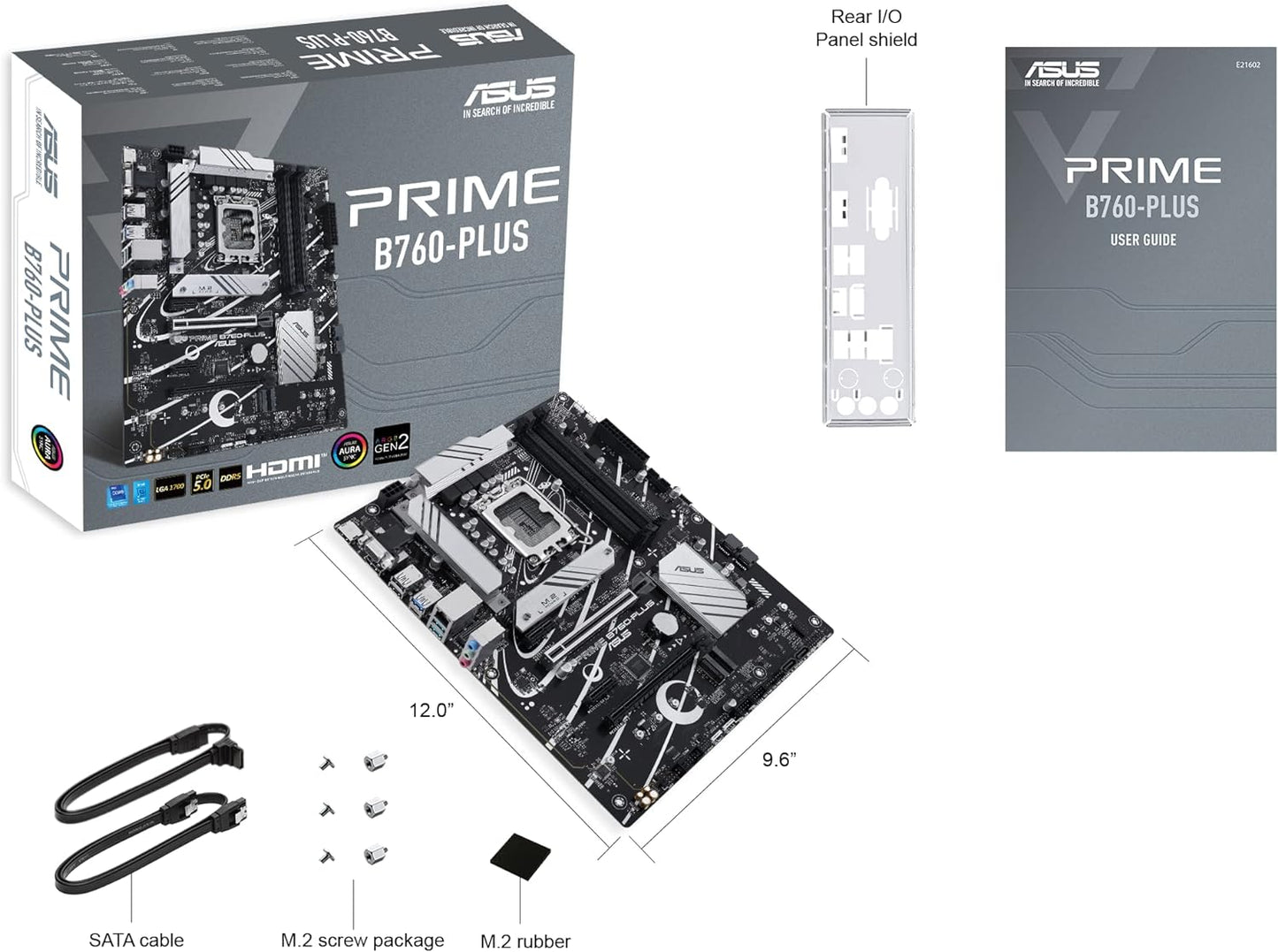 ASUS PRIME B760-PLUS Intel B760 LGA 1700 ATX