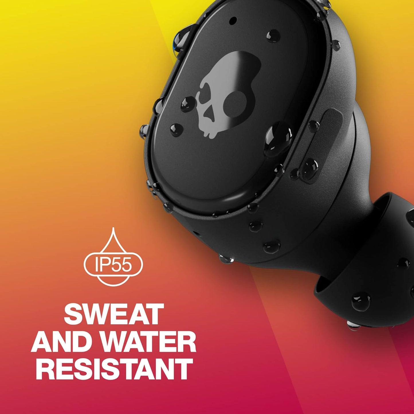 Grind in-Ear True Wireless Stereo Bluetooth Earbuds with Microphone in True Black