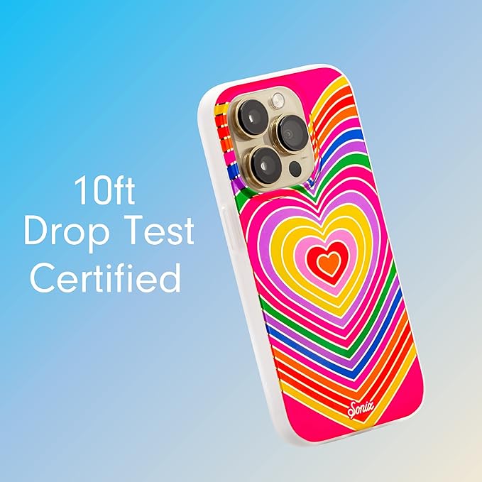 Sonix Apple iPhone 14 Pro Max Case with MagSafe - Rainbow Hearts