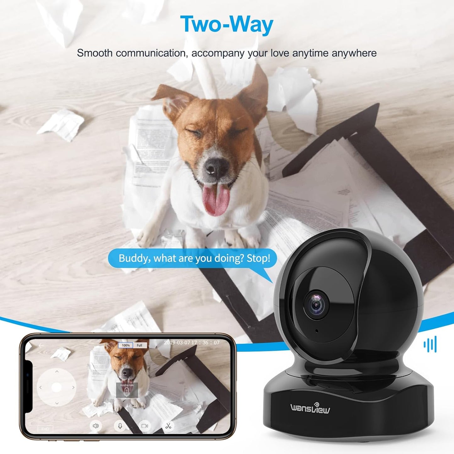Wansview Q5 2K Indoor Security Camera