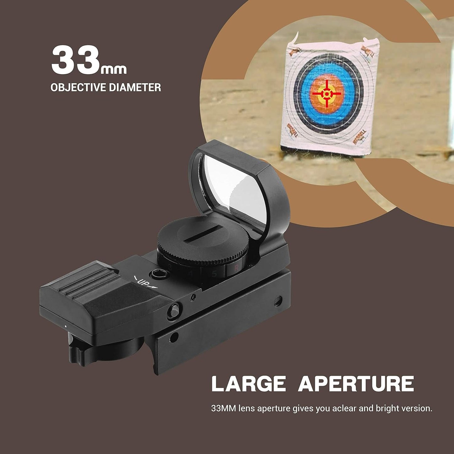 Coocheer Reflux Sight Tactical Green Red Dot