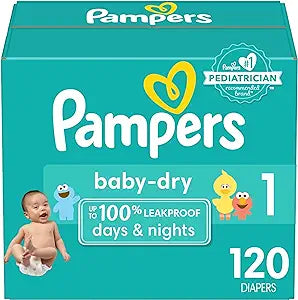 Pampers Baby Dry Sz1 Super Pk 1X120EA