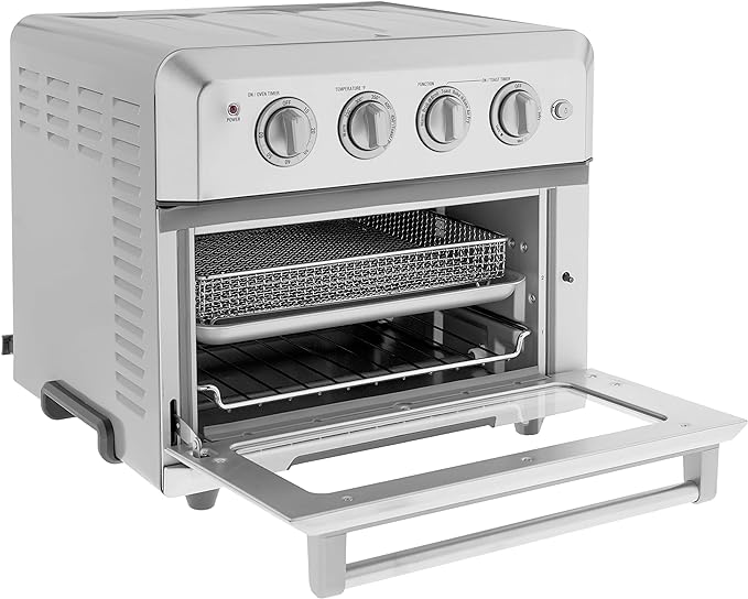 Cuisinart Convection Toaster Oven Airfryer Combo 6-in- Watts XL Capacity Convection Oven with 60-Minute Timer/Auto-Off for Toast Bake or Broil Sta