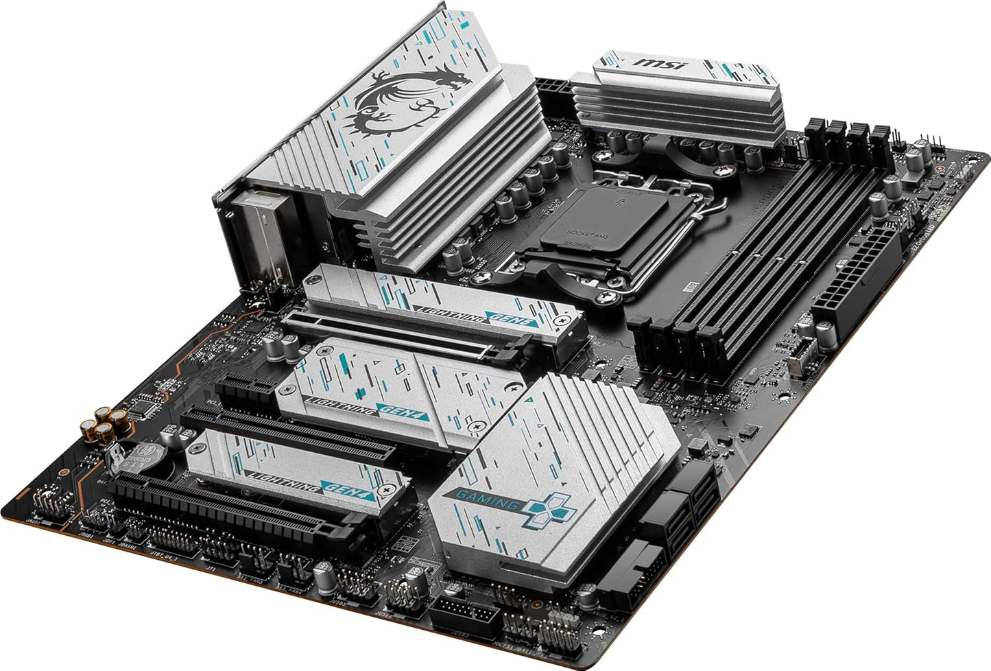 MSI X670E GAMING PLUS WIFI AM5 AMD Ryzen 7000 SATA 6Gb/s ATX DDR5 4x M.2 2.5Gbps LAN AMD Wi-Fi 6E Bluetooth Motherboards - AMD