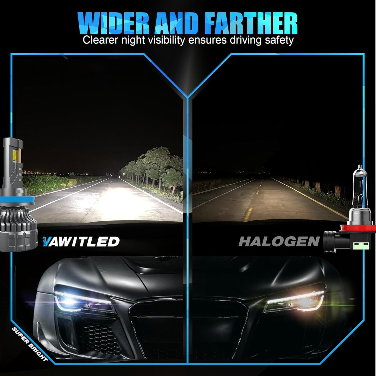 Vawit Auto Lighting Led Headlight D3S