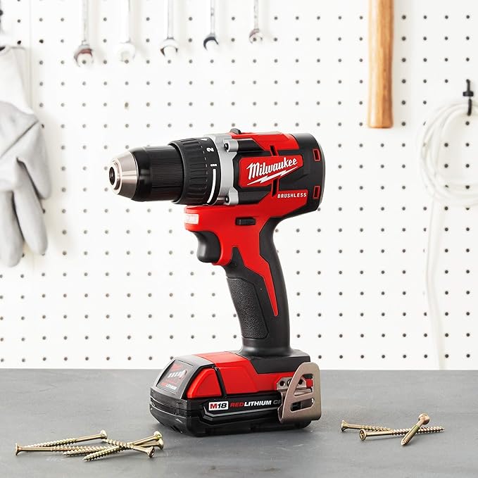 Milwaukee M18 1/2 in. Compact Brushless Drill Reconditioned (Bare Tool)