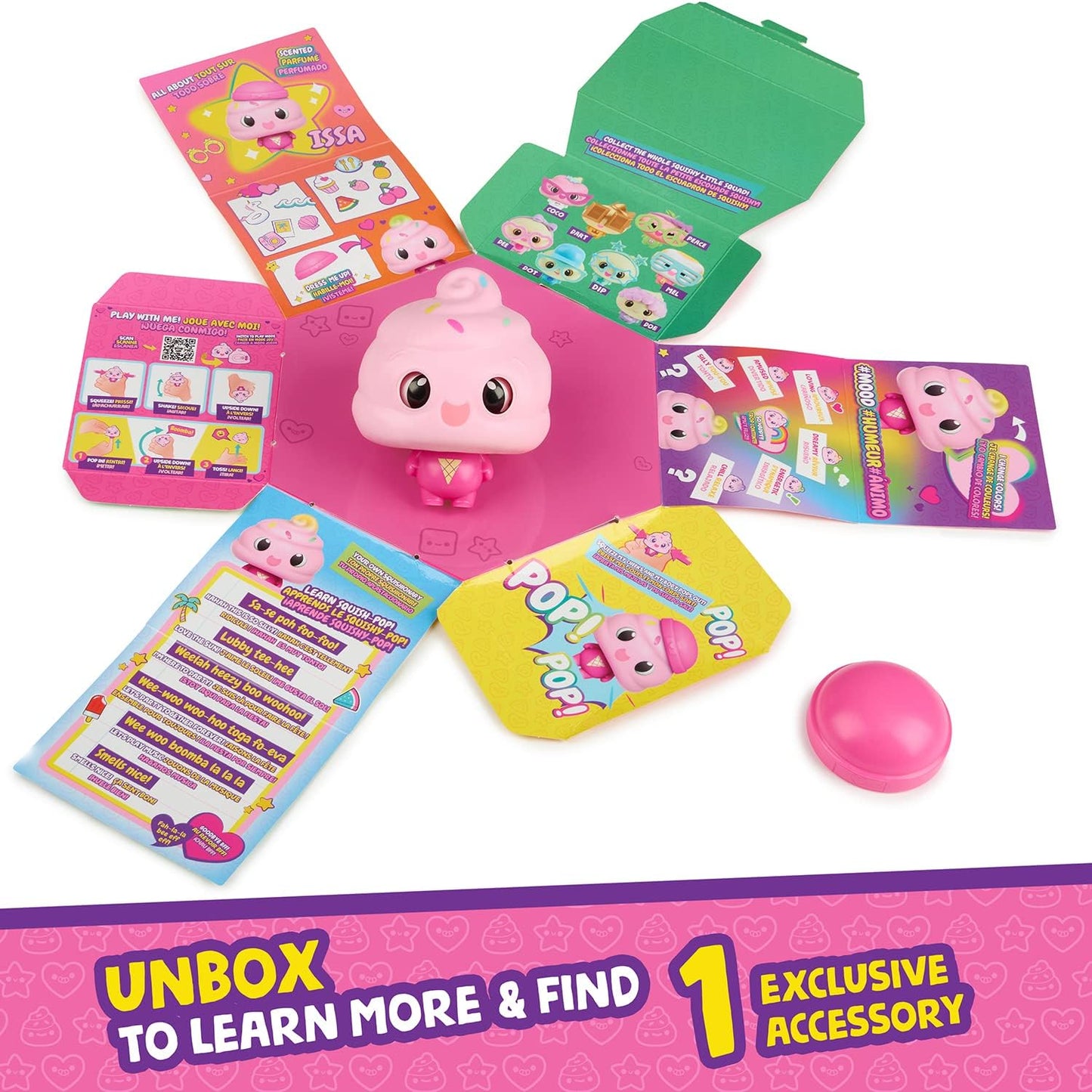 My Squishy Little Ice Cream – Interactive Doll Collectible with Accessories - Issa