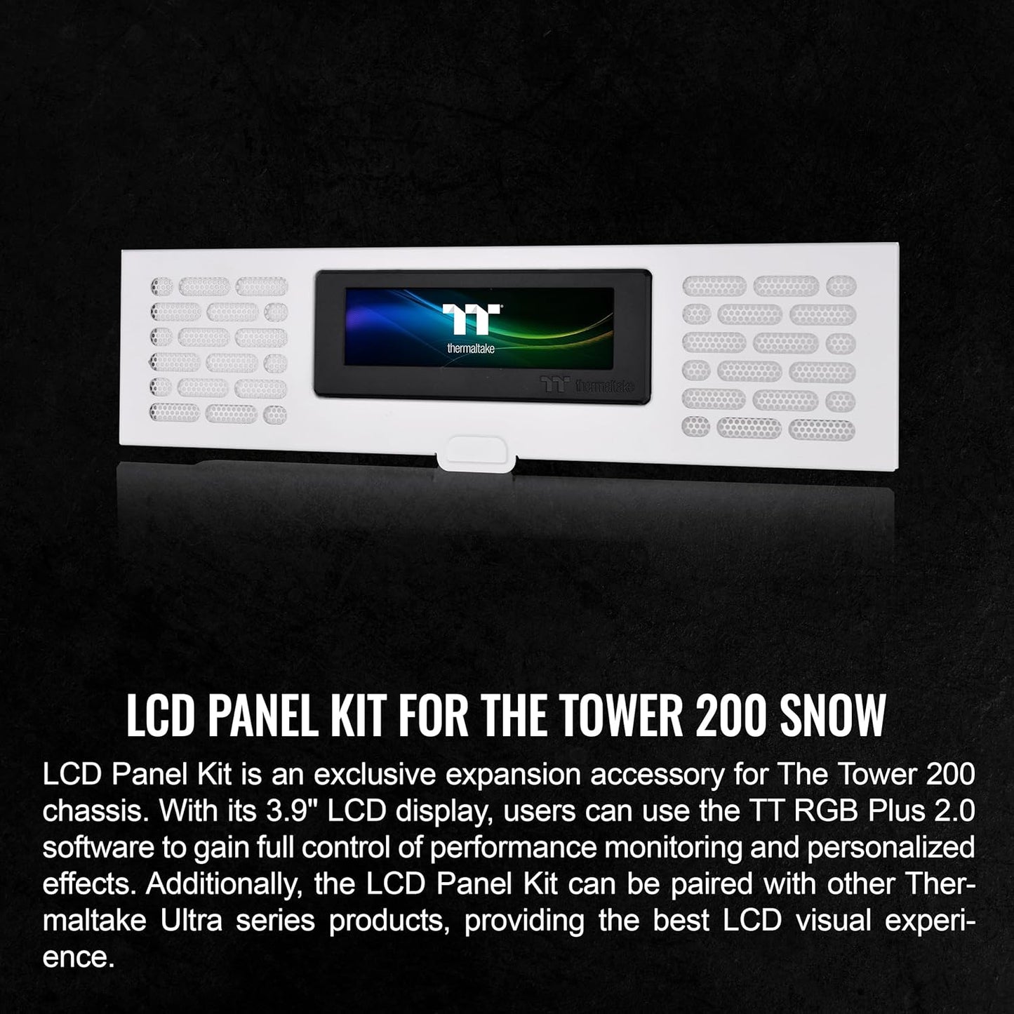ThermalTake LCD Panel Kit for Tower 200 Snow - White