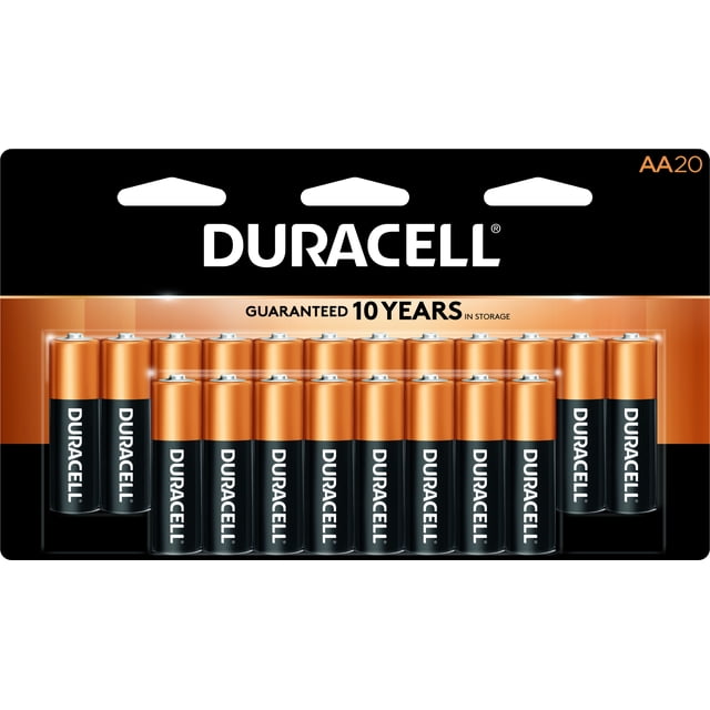 Duracell Coppertop AA Alkaline Batteries - 20 Pack