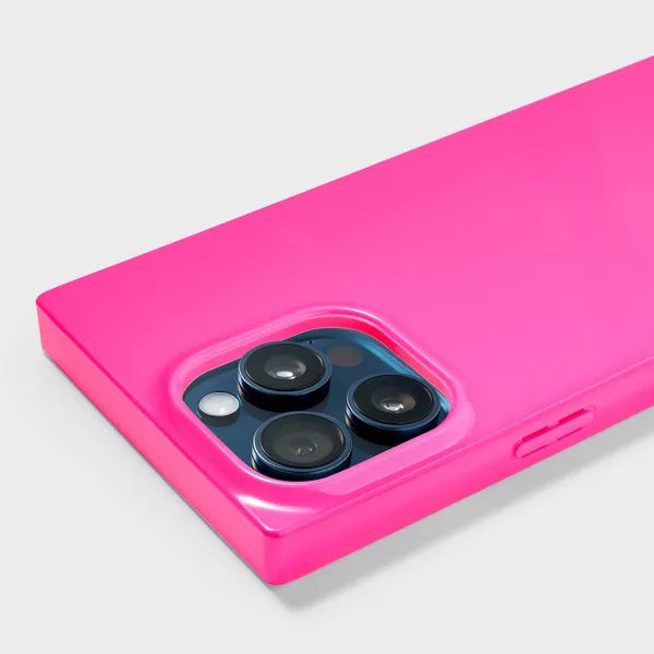 Apple iPhone 15 Pro Max Square Case with MagSafe - Heyday™ Neon Pink