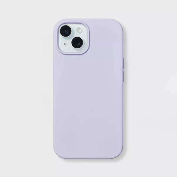 Apple iPhone 15/iPhone 14/iPhone 13 Silicone Case with MagSafe - Heyday™ Soft Purple
