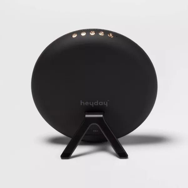 Round Bluetooth Wireless Speaker - Heyday Black/Gold