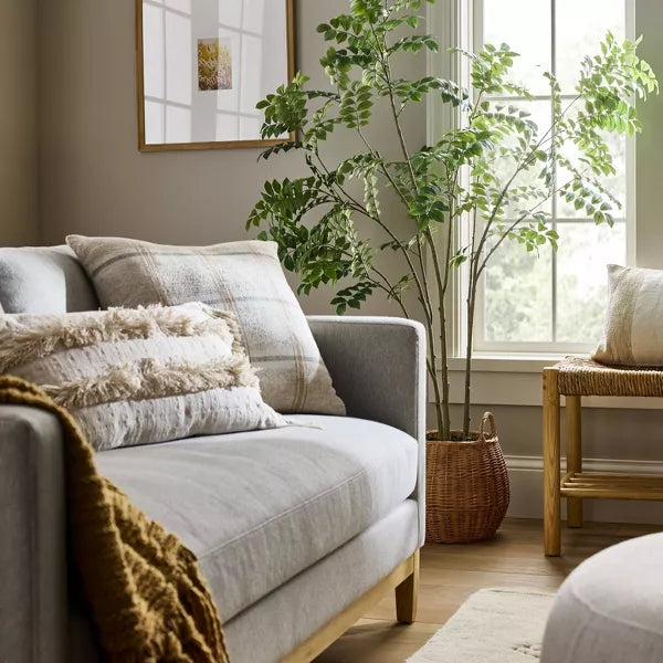 Artificial Pterocarpus Leaf Tree - Threshold™ Designed with Studio McGee