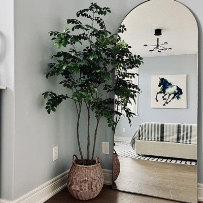 Artificial Pterocarpus Leaf Tree - Threshold™ Designed with Studio McGee
