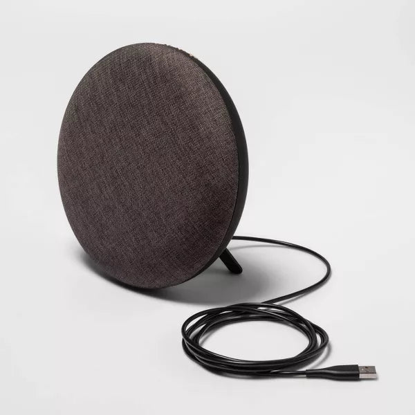Round Bluetooth Wireless Speaker - Heyday Black/Gold