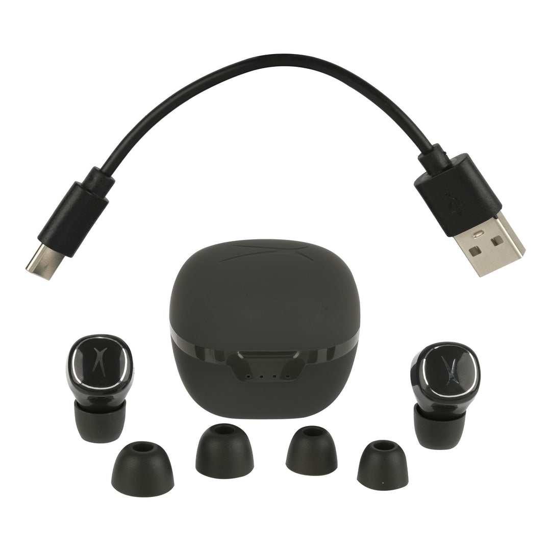 Altec Lansing NanoBuds2.0 in-Ear True Wireless Earbuds - Charcoal Grey