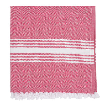 HEY Check Towel - Hand Towel, Pink